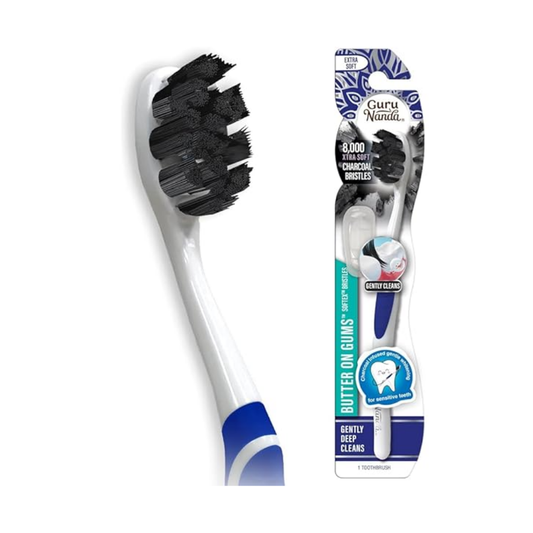 Cepillo Dental Guru Nanda – Extra Soft con Cerdas de Carbón (8,000 cerdas)