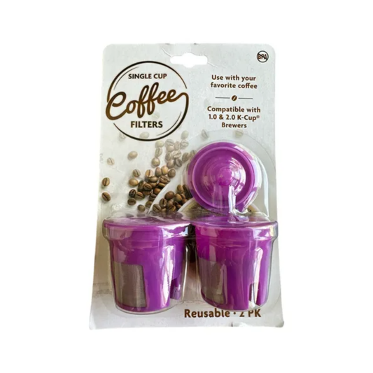 Filtros Reusables para Café – Pack de 2 (Compatible con K-Cup®)