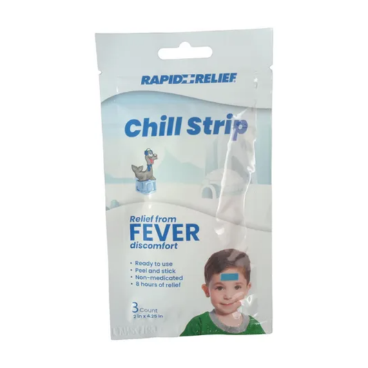 Rapid Relief – Chill Strip para Fiebre (3 unidades)