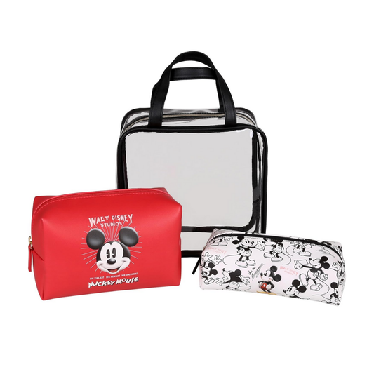 Set de 3 Cosmetiqueras Mickey