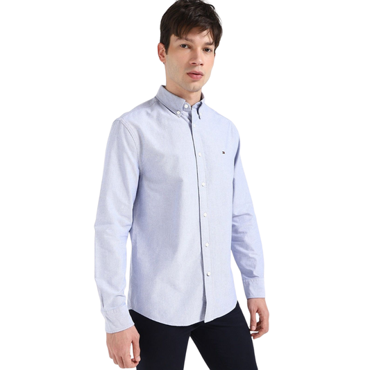 Camisa Manga larga Tommy Azul