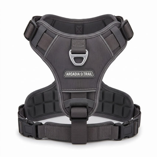 Arnés para Perro Arcadia Trail – Color Gris Oscuro talla M
