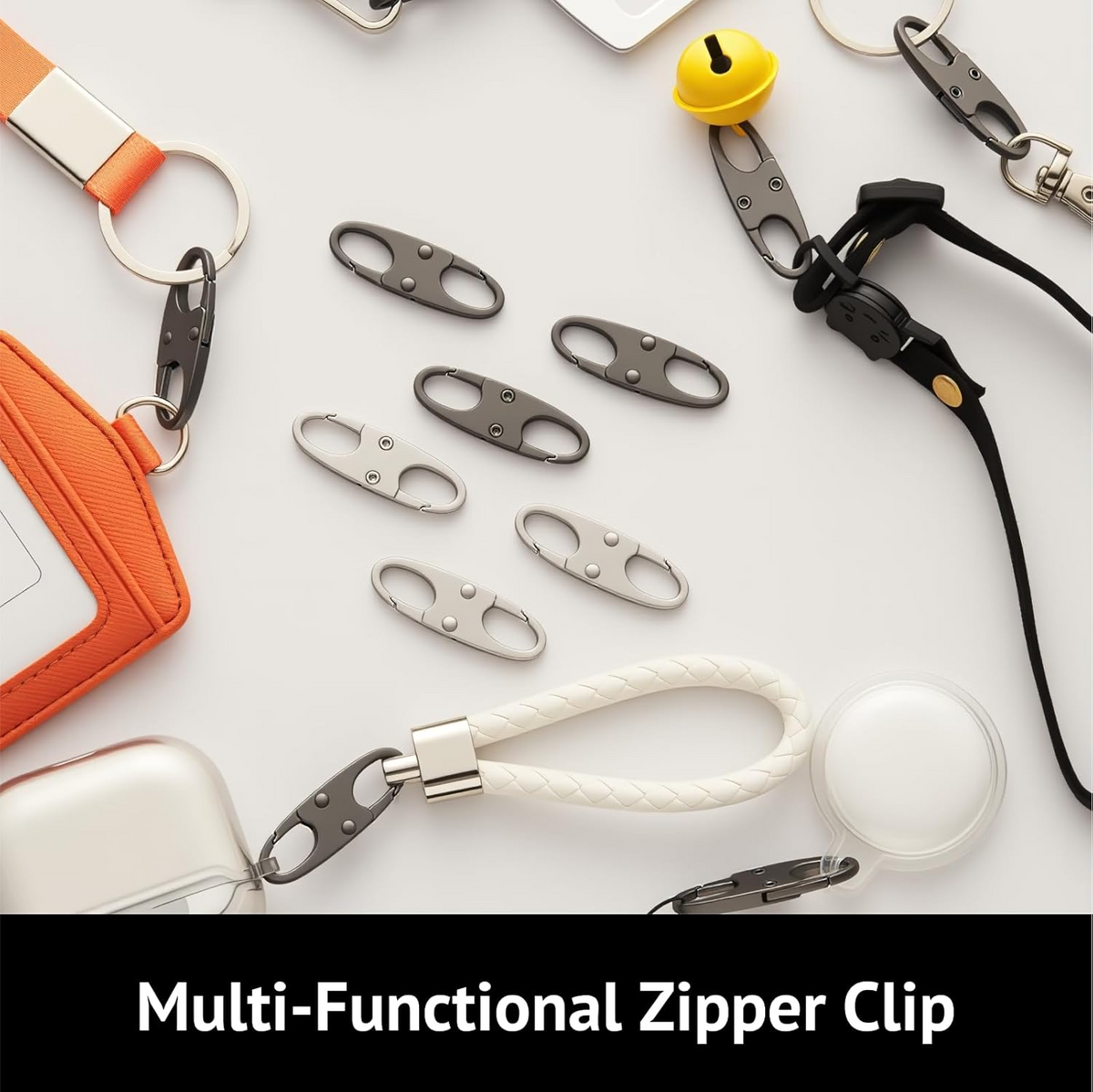 Multi-Functional Zipper Clip – Set de Clips Multiusos para Cierres