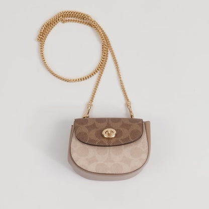 Coach turnlock card case mini